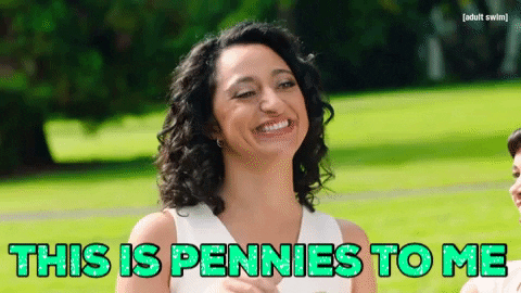 Im Rich Cocky Lady Flaunting Money GIF