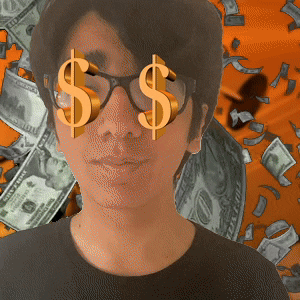 Im Rich Dollar Eyes GIF