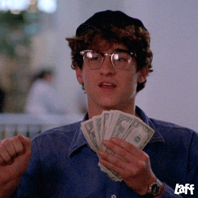 Im Rich Patrick Dempsey Money Fan GIF