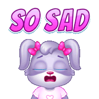 Im Sad I Am Sad Sticker GIF