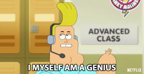 Im Smart I Myself Am A Genius Coach Freebird GIF