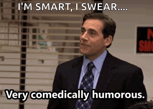 Im Smart I Swear Michael Scott GIF