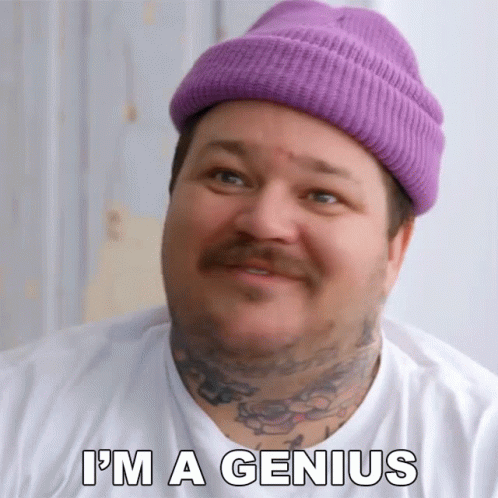 Im Smart Im Genius Fat Man GIF