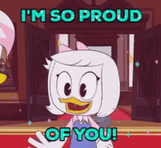 I’m So Proud Of You Webby Vanderquack Ducktales GIF