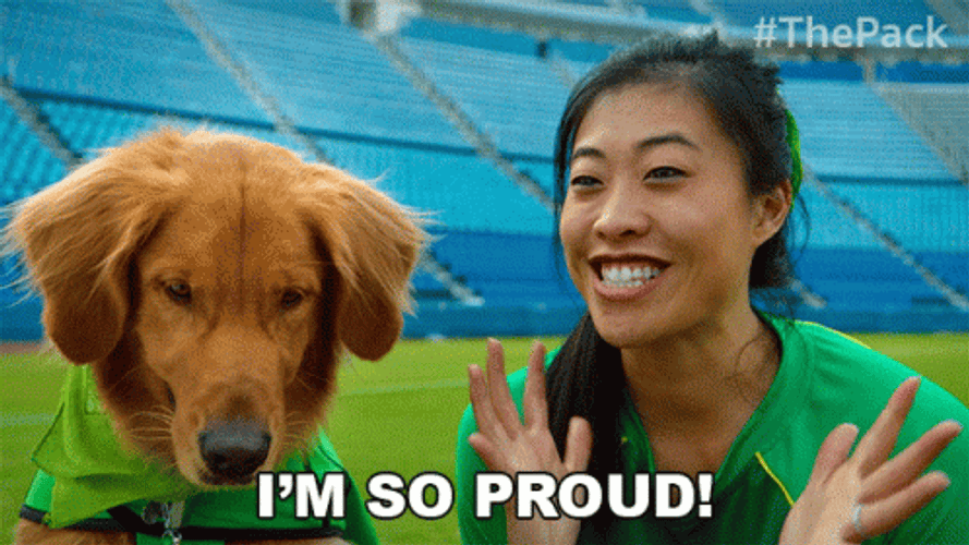 I’m So Proud Smart Dog The Pack Series GIF