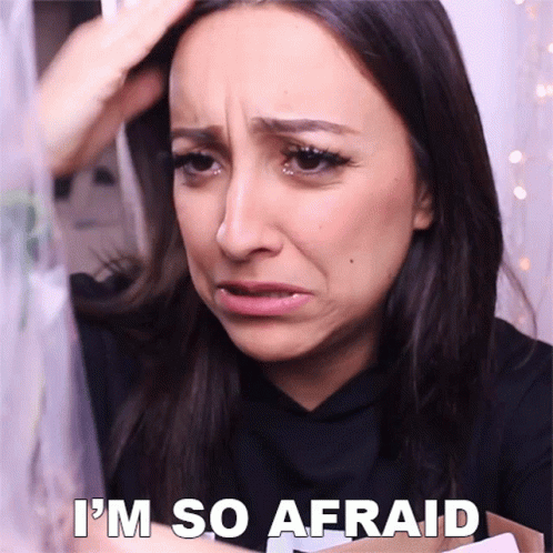 Im So Scared Debora Spiga GIF