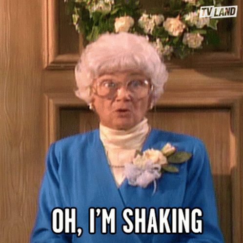 Im So Scared Estelle Getty GIF