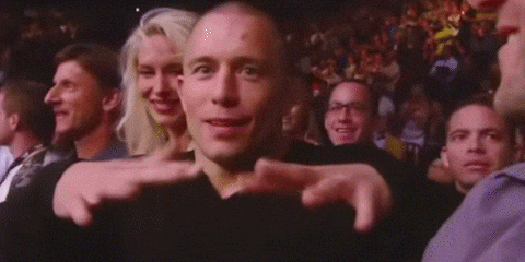 Im So Scared George St Pierre GIF