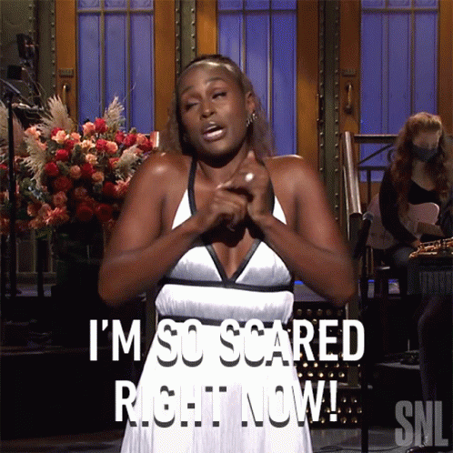 Im So Scared Issa Rae GIF