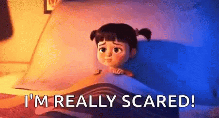 Im So Scared Monsters Inc Boo GIF