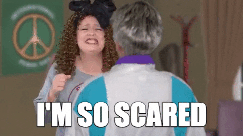 Im So Scared Rachael Kay Albers GIF