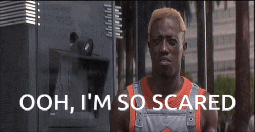Im So Scared Wesley Snipes GIF