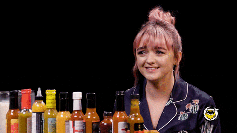 Im Sorry Maisie Williams Shy GIF