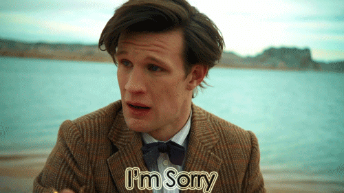 Im Sorry Matt Smith GIF