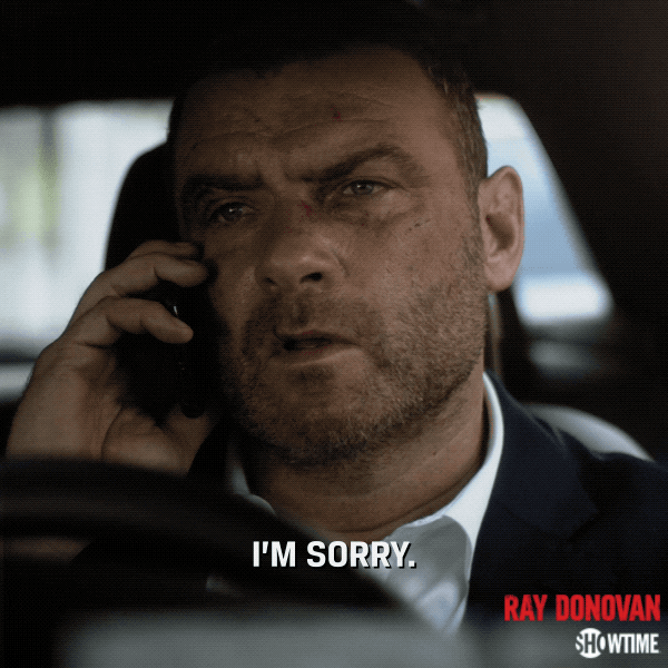 Im Sorry Ray Donovan On Phone GIF