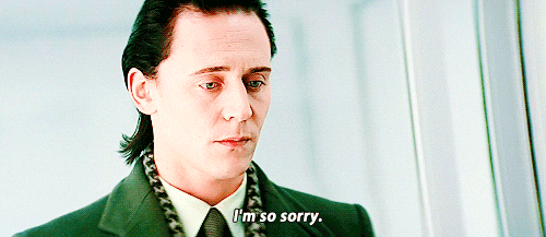 Im Sorry Tom Hiddleston GIF