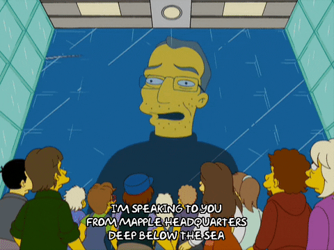 Im Speaking To You From Mapple Headquarters GIF