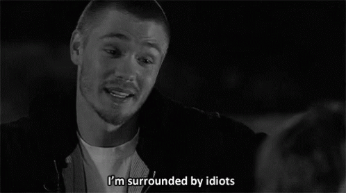 Im Surrounded By Idiots Chad Michael Murray GIF