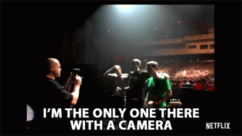 Im The Only One There With A Camera Photographer GIF