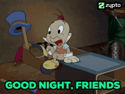 Im Tired Good Night Friends GIF