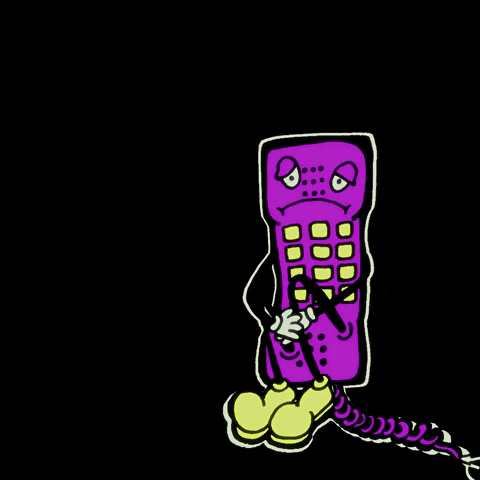 Im Waiting Cartoon Phone Annoyed GIF