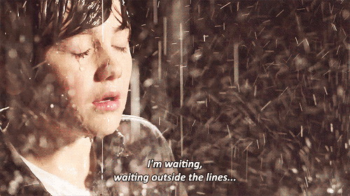 Im Waiting Greyson Chance Soaking In Rain GIF