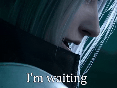 Im Waiting Sephiroth Close Up Final Fantasy GIF