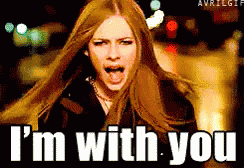 Im With Her And I'm With You By Avril Lavigne GIF