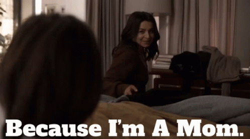 Im With Her Because I'm Her Mom Amelia Shepherd GIF