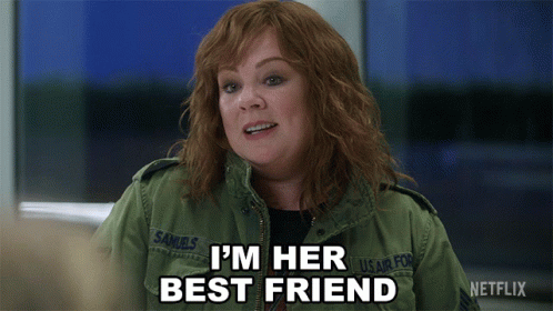 Im With Her I'm Her Best Friend Melissa Mccarthy GIF