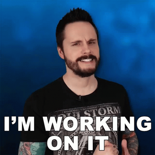 Im Working On It Liam Scott Edwards GIF
