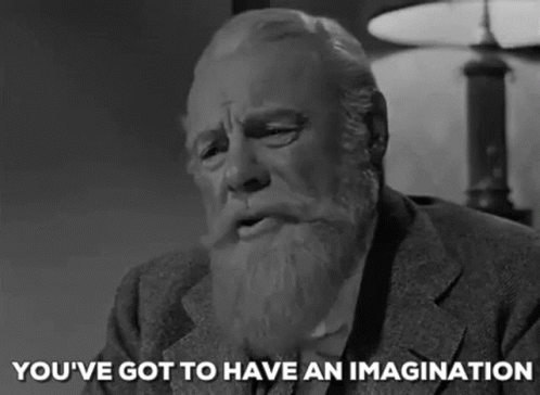 Edmund Gwenn You've Got To Have An Imagination GIF
