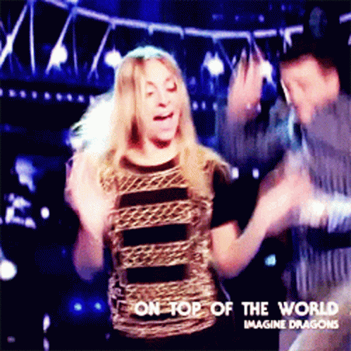 Imagine Dragons Over The Top Of The World GIF