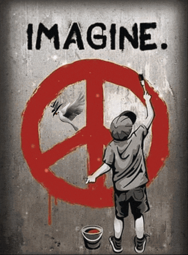 Imagine Peace Gif GIF
