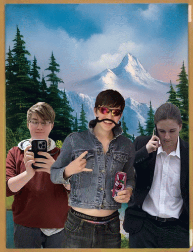 Imitating Dirty Mike And The Boys Poses For Today's Pictorial GIF