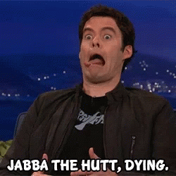 Imitating Jabba The Hut Dying GIF