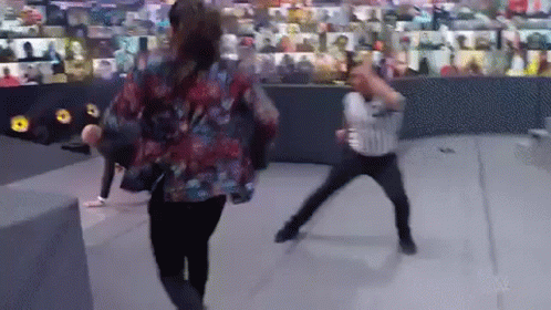 Immediate Curb Stomp Of Seth Rollins GIF