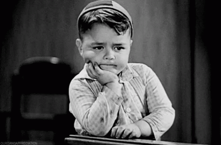 Impatient Kid Ticking Clock GIF