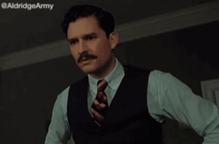 Impatient Man Looking At Watch  GIF