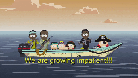 Impatient Somalia Pirates GIF