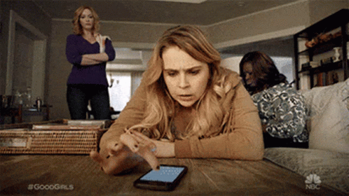 Impatiently Waiting Text Message Good Girls GIF