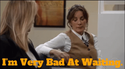 Impatiently Waiting The Office Maya Rudolph GIF