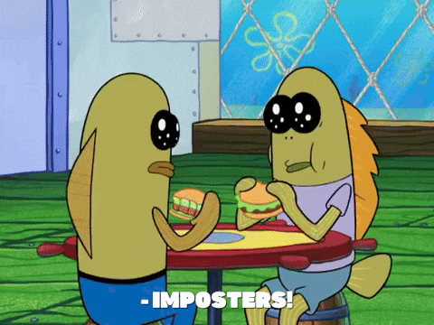 Imposter Fish From Spongebob Squarepants GIF