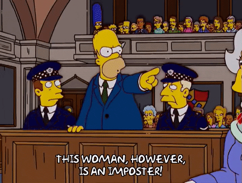 Imposter Homer Simpson Queen Elizabeth Ii GIF