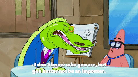 Imposter Stockholder Eel And Patrick Star GIF