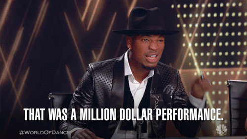Impressed Neyo 1 Million Dollars Performance GIF