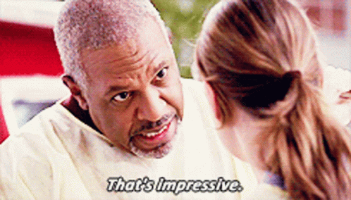 Richard Webber Good Impressive GIF