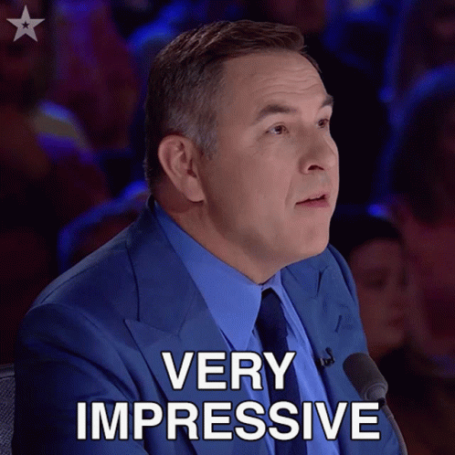 David Walliams Impressive By The Performance GIF