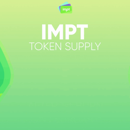 IMPT Token Supply Burned Monthly 55M GIF