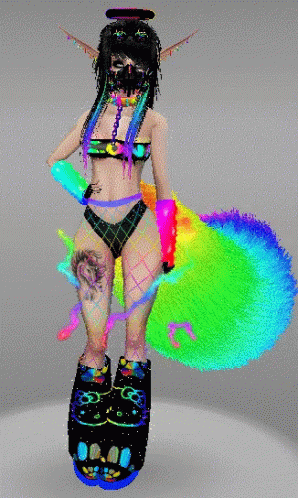 Imvu Sexy Laser Lights Avatar GIF